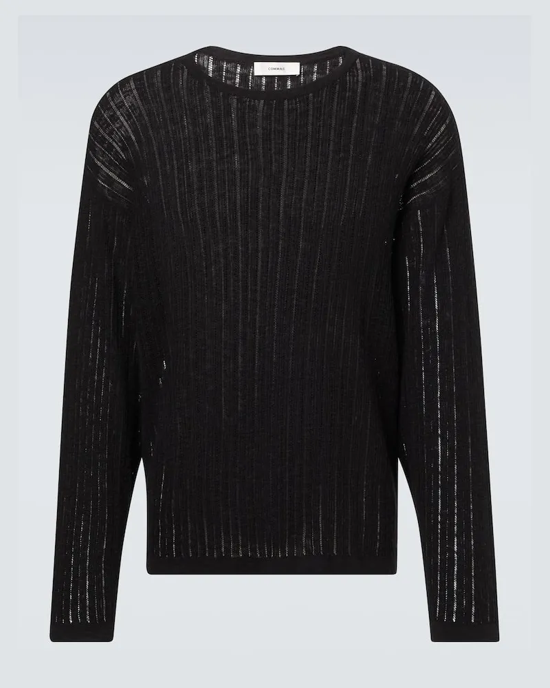 COMMAS Pullover aus Pointelle-Strick Schwarz
