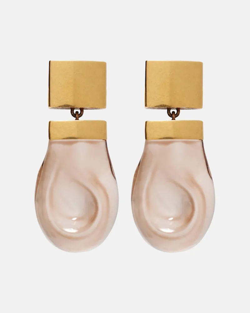 KHAITE Ohrringe Keefe, 18kt vergoldet Gold