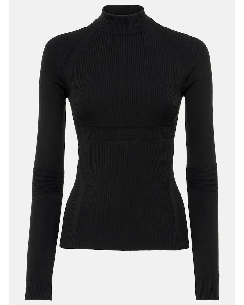 Loro Piana Pullover aus Rippstrick Schwarz