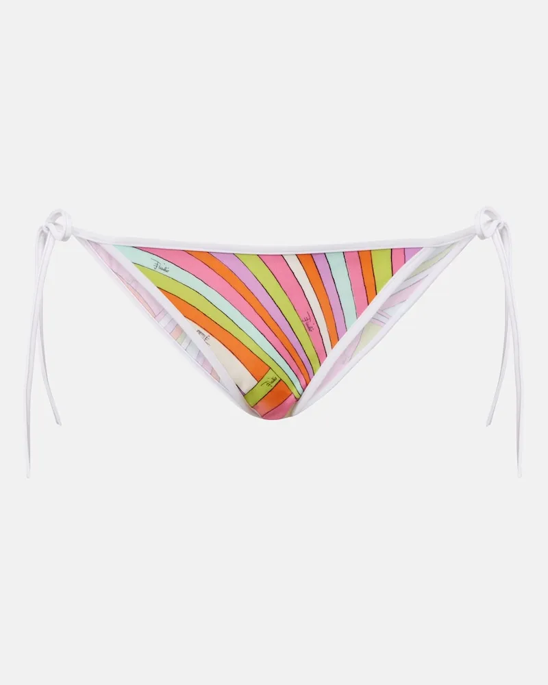 Emilio Pucci Bedrucktes Bikini-Höschen Iride Multicolor