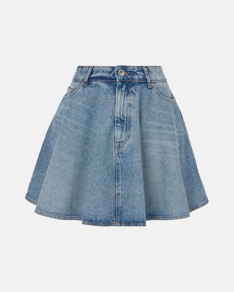 AMI Paris Jeansrock Blau