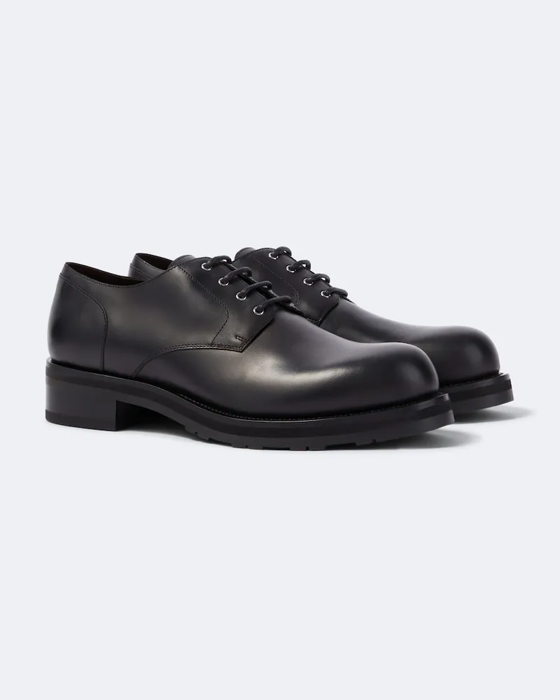 The Row Schnürschuhe aus Leder Schwarz