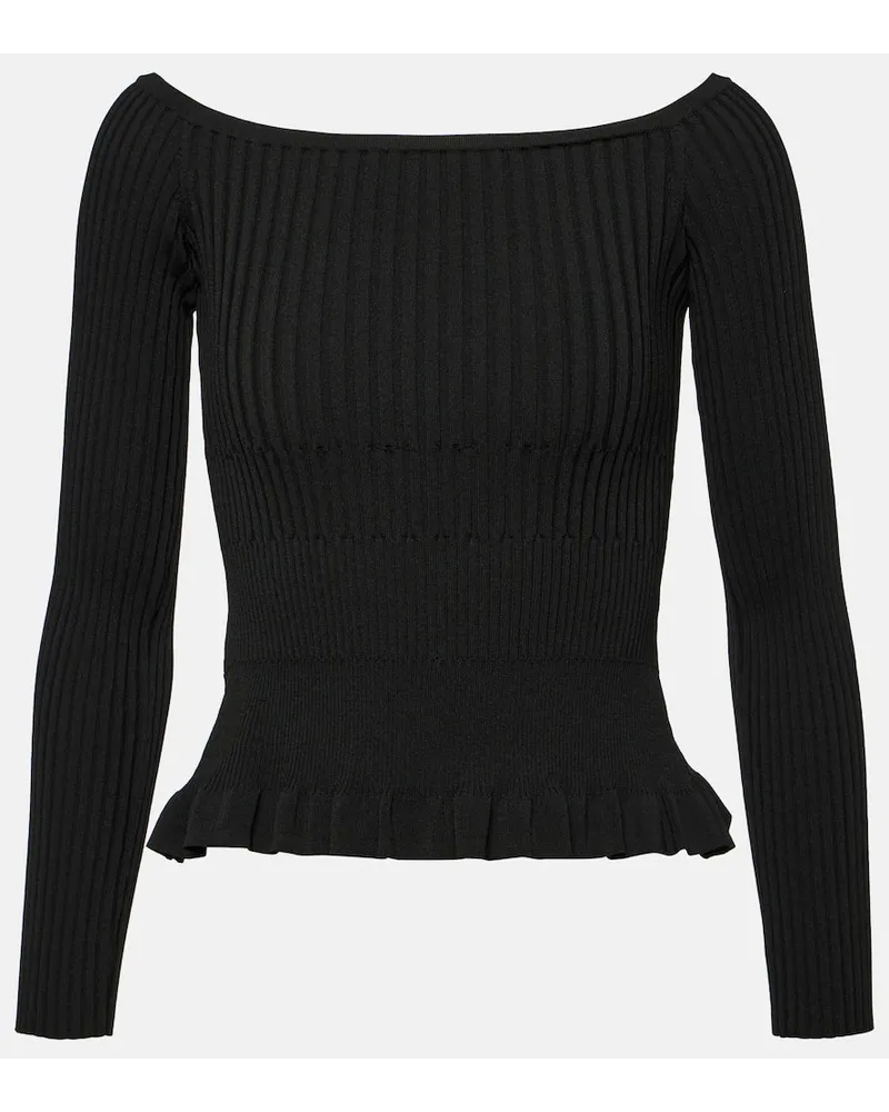 Altuzarra Off-Shoulder-Top Kent Schwarz