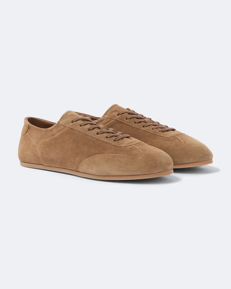 Common Projects Sneakers Driving aus Veloursleder Beige
