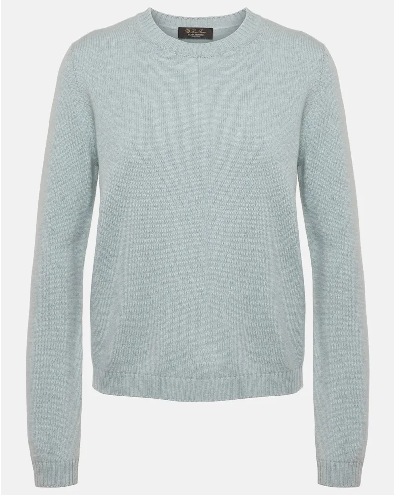 Loro Piana Pullover aus Kaschmir Blau