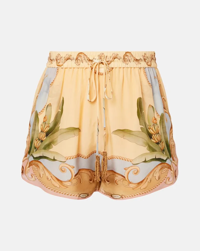 FARM Rio Shorts Banana Royalty Kalendoscope Multicolor Gelb