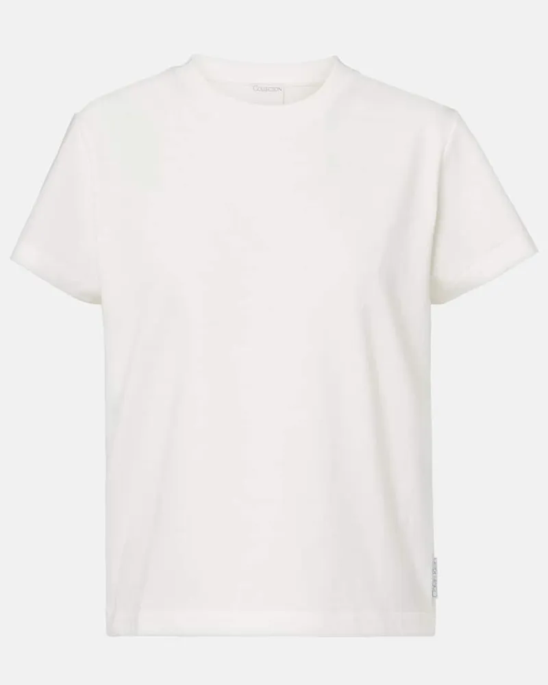 Calvin Klein T-Shirt Marta aus Baumwoll-Jersey Weiß