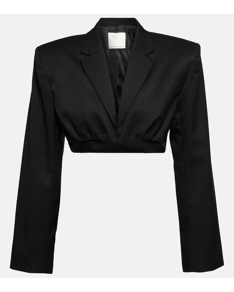Christopher Esber Blazer aus Wolle Schwarz