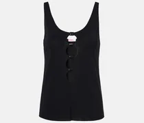 Top aus Jersey mit Cut-outs