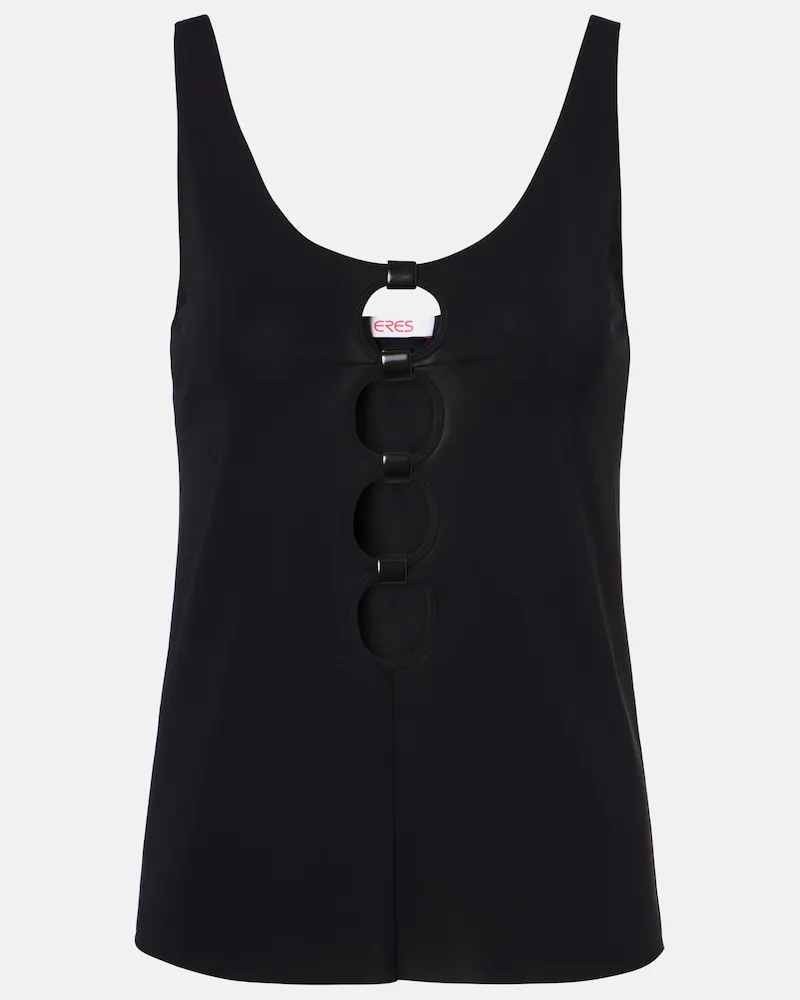 Eres Top aus Jersey mit Cut-outs Schwarz