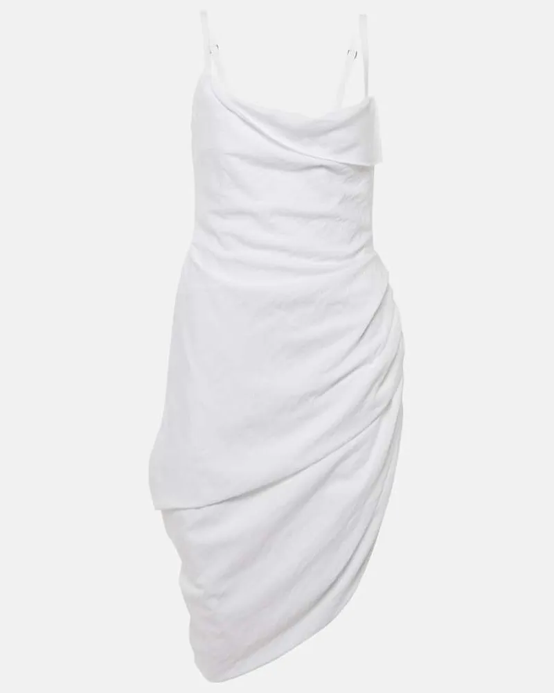 Jacquemus Minikleid La Robe Saudade Weiß