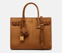 Tote Bag Sac De Jour Mini aus Veloursleder