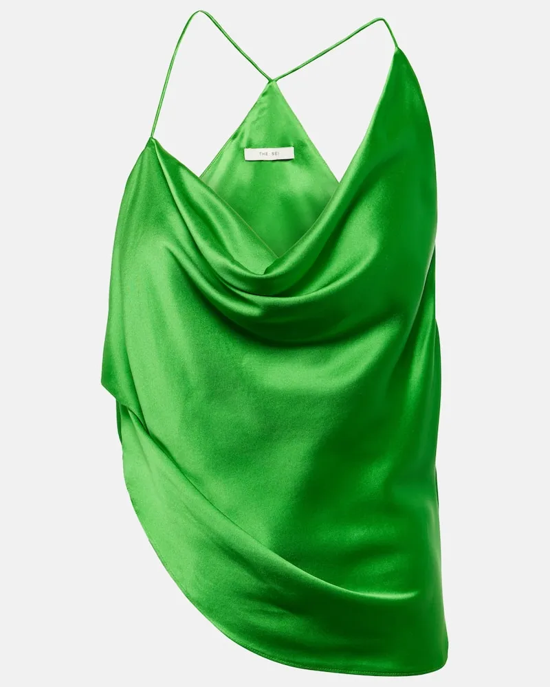 The Sei Top aus Seide Grã¼n
