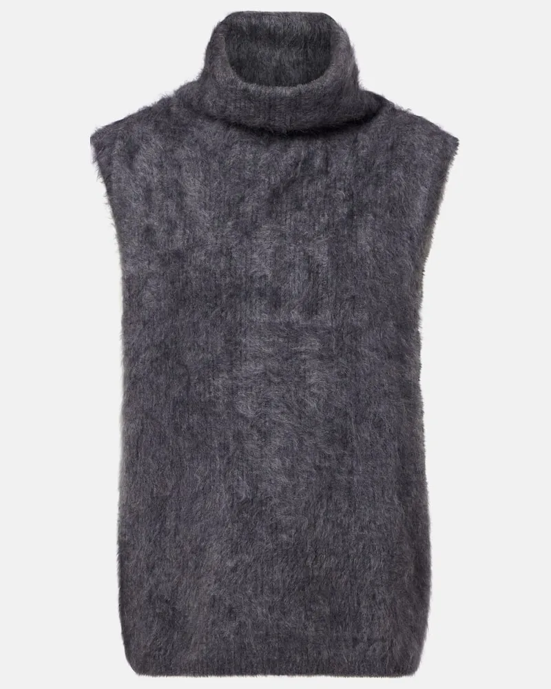 Lisa Yang Rollkragenpullover Aisla aus Kaschmir Grau