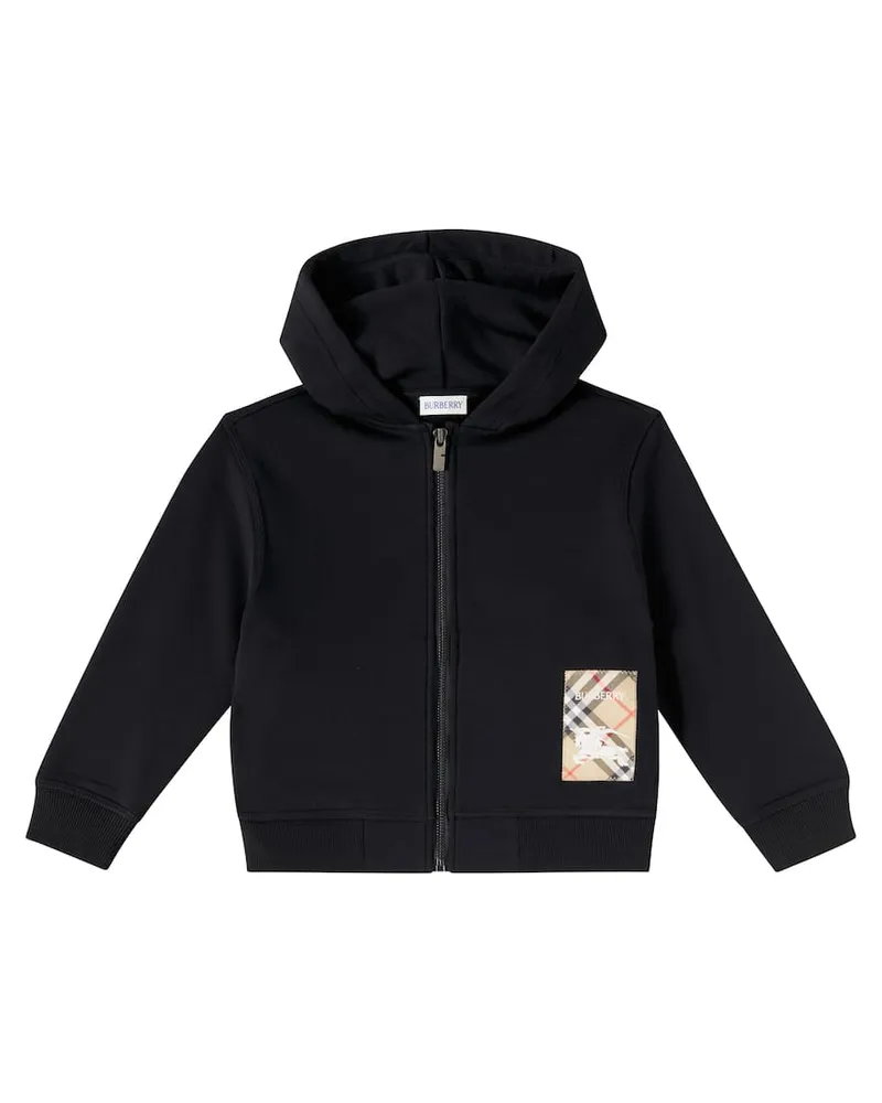 Burberry Kapuzenjacke EKD aus Baumwolle Schwarz