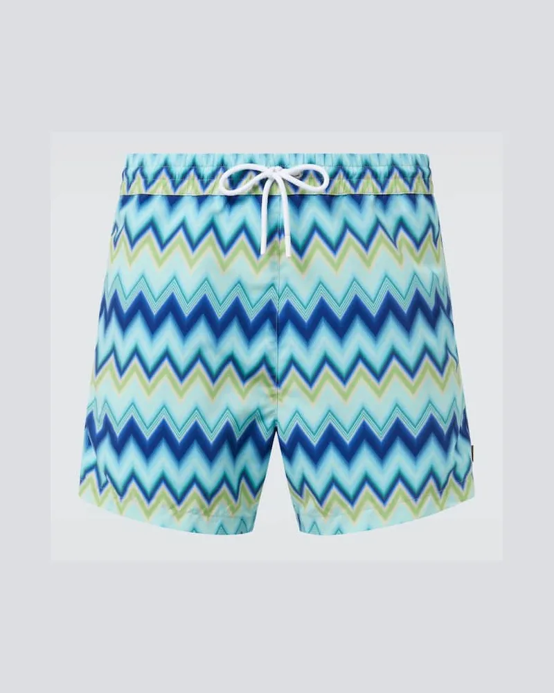 Missoni Badeshorts Blau