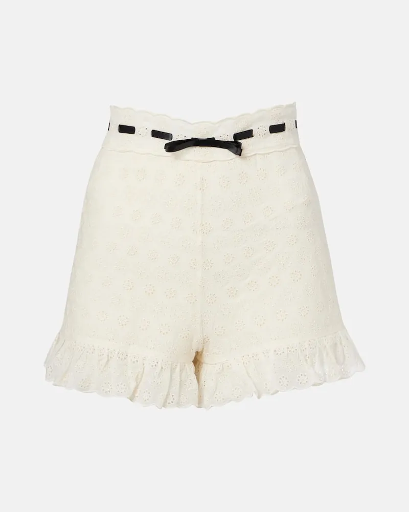 Valentino Garavani Shorts aus Baumwolle Weiß