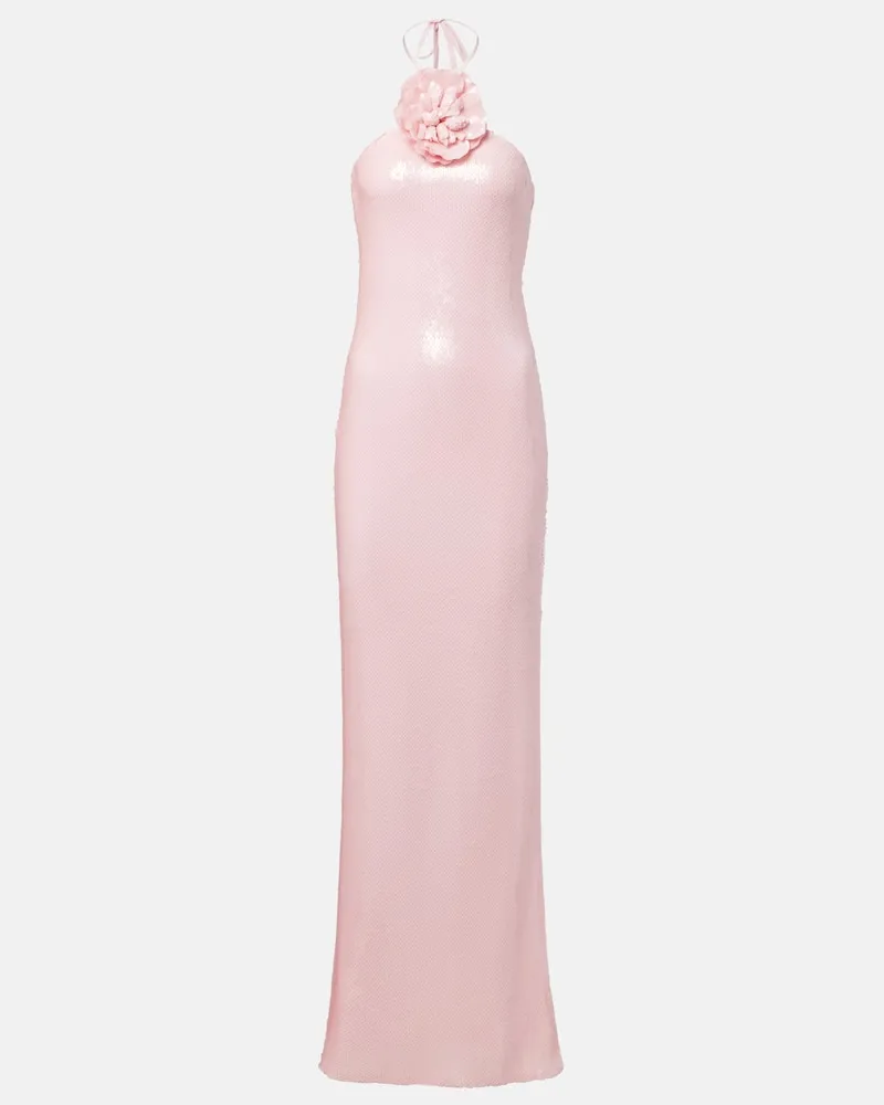 Rodarte Robe mit Pailletten Pink
