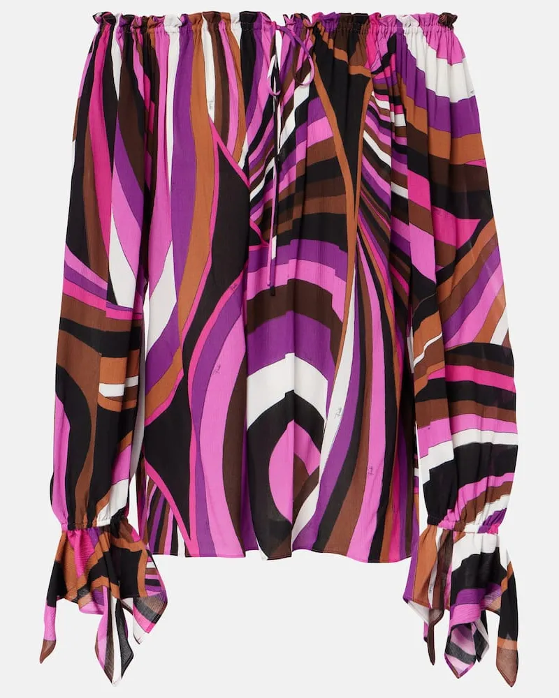 Emilio Pucci Top Iride Pink