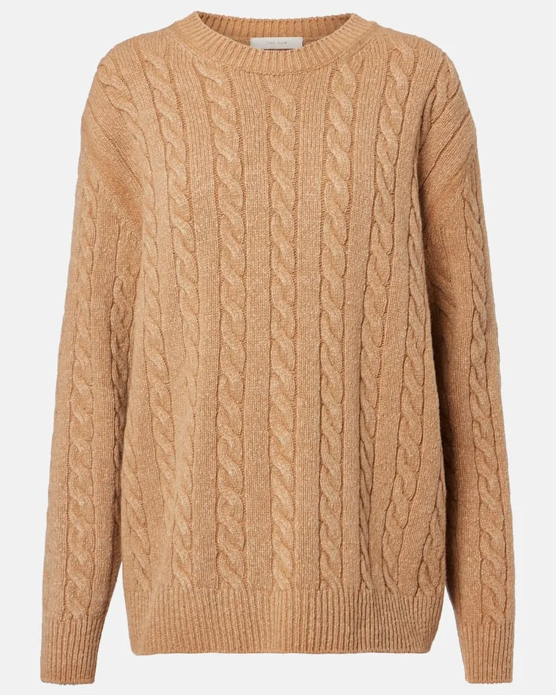 The Row Pullover Lido aus Wolle Braun