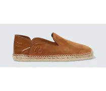 Espadrilles aus Veloursleder