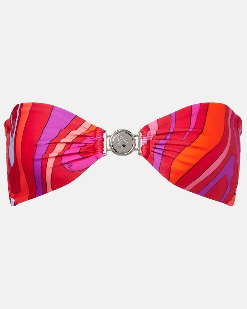 Emilio Pucci Bikini-Oberteil Marmo Multicolor