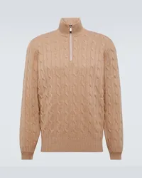 Brunello Cucinelli Pullover aus Kaschmir Beige