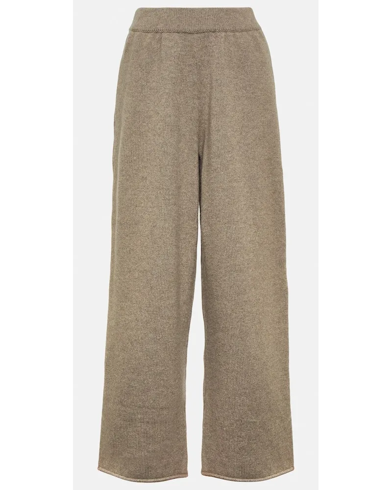 The Row Weite Hose Emely aus Kaschmir Beige