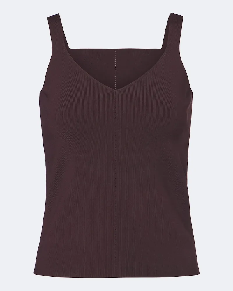 Joseph Tanktop Joann aus Rippstrick Burgunderrot