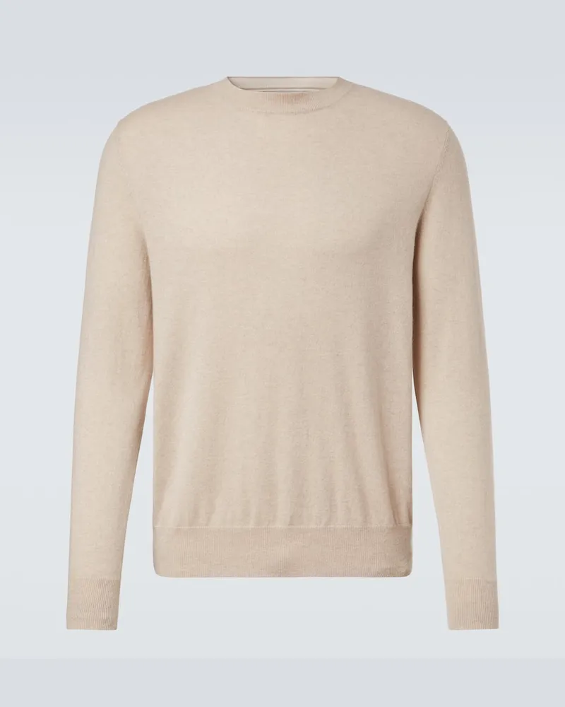 arch4 Pullover aus Kaschmir Beige