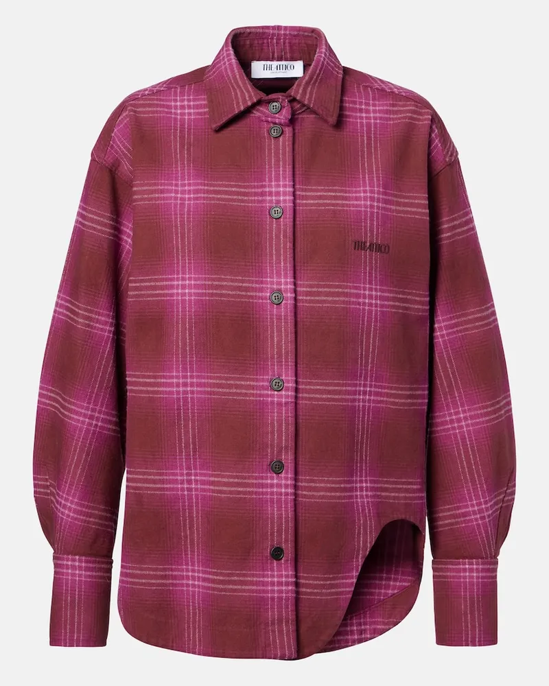 ATTICO Hemd Eliza aus Baumwolle Violett