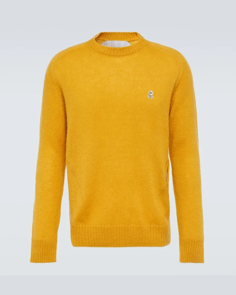 Undercover Pullover aus Wolle Gelb
