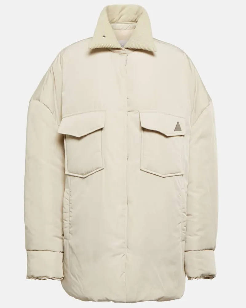 ATTICO Wattierte Jacke Weiß