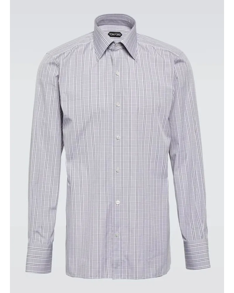 Tom Ford Hemd aus Baumwolle Grau