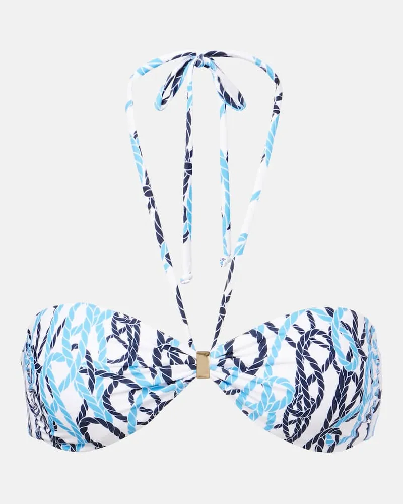 Melissa Odabash Bikini-Oberteil Liguria Blau