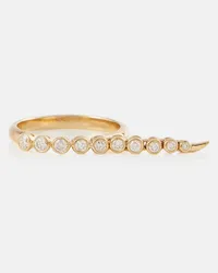 ONDYN Ring Salinas aus 14kt Gelbgold mit Diamanten Gold