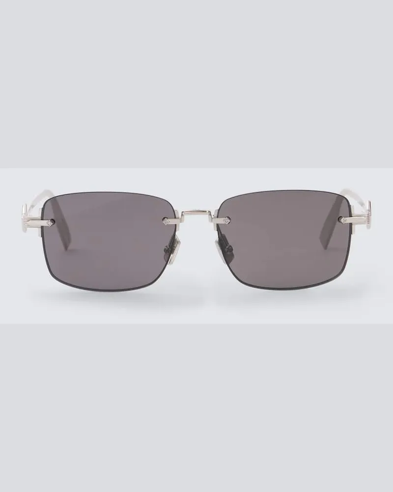 Dior Eckige Sonnenbrille CD Diamond S11U Grau