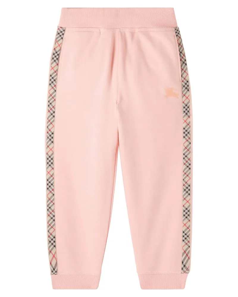 Burberry Jogginghose Burberry Check aus Baumwolle Rosa