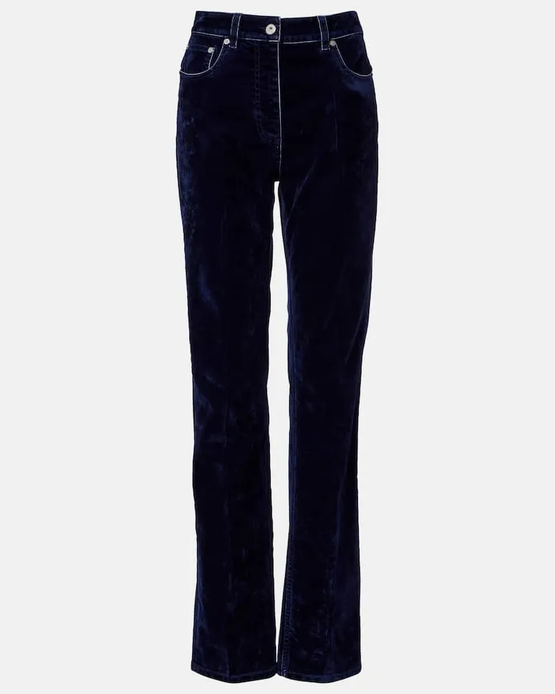 Ferragamo Straight Jeans Blau