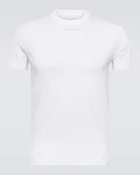 Prada T-Shirt aus Baumwolle Weiss