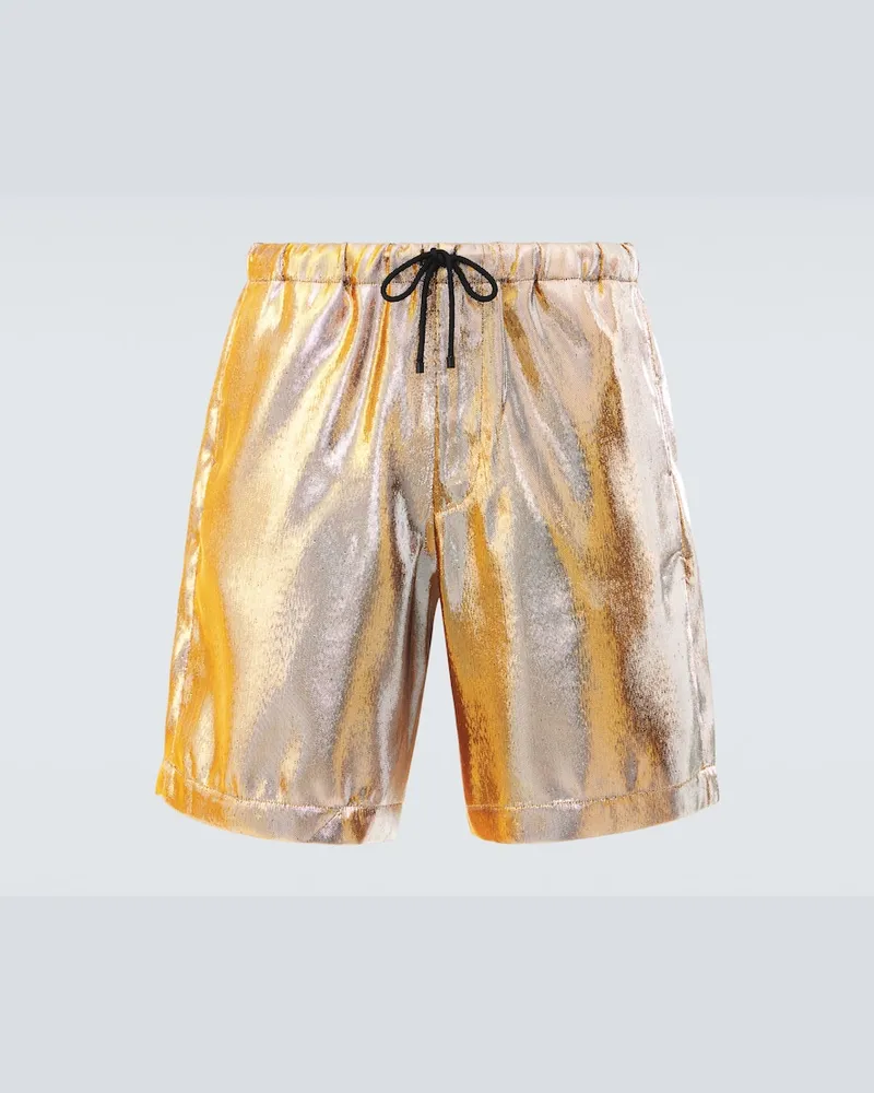Dries van Noten Shorts Gold