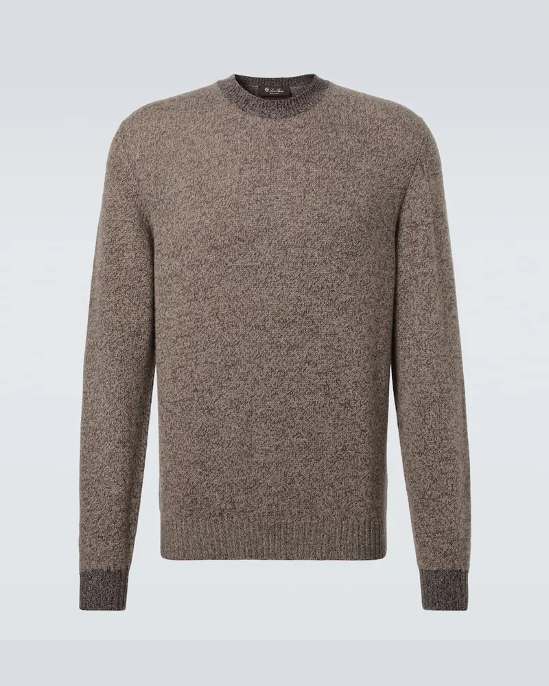Loro Piana Pullover aus Wolle und Kaschmir Beige