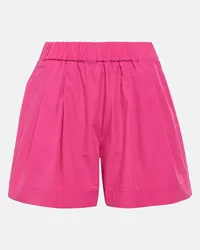 ASCENO Shorts Zurich aus Baumwollpopeline Pink