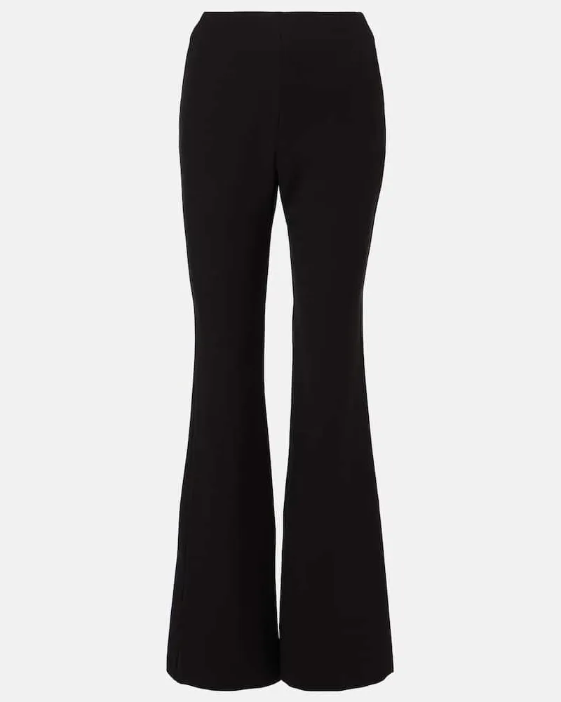 Roland Mouret Schlaghose aus Cady Schwarz