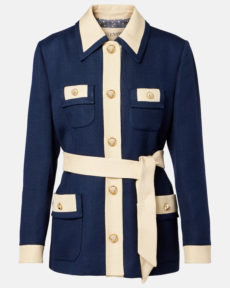Valentino Garavani Jacke Blau