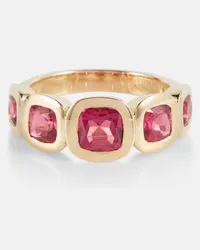 Robinson Pelham Ring Marnie aus 14kt Gelbgold mit Rubelliten Multicolor