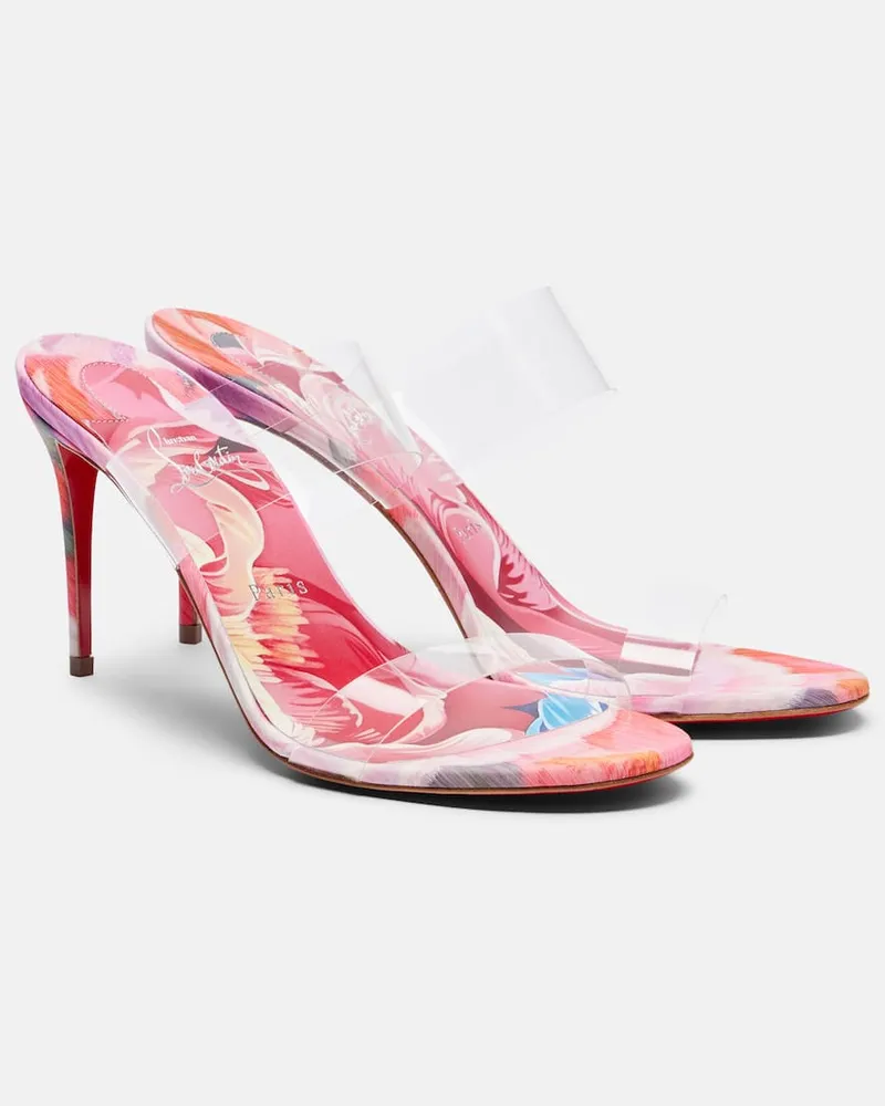 Christian Louboutin Pantoletten Just Nothing Transparent
