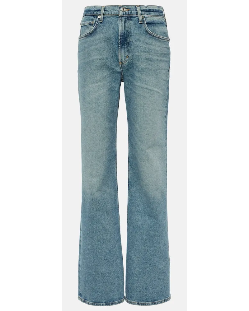 Citizens of humanity Mid-Rise Bootcut Jeans Vidia Blau