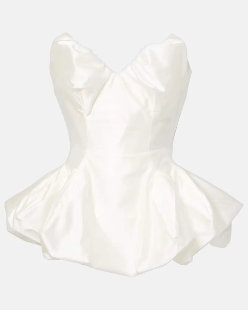 Vivienne Westwood Bridal Top Raven aus Satin Weiß