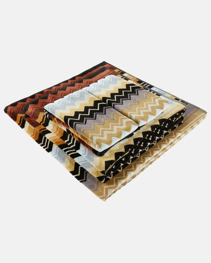 Missoni Set Giacomo aus fünf Handtüchern Multicolor